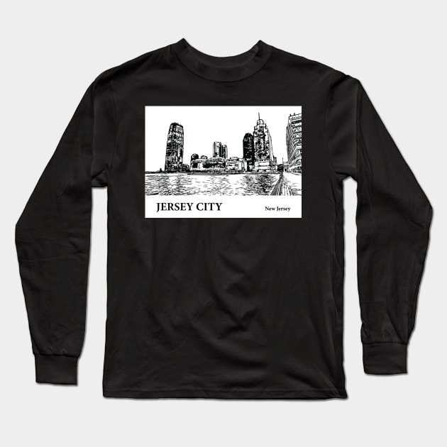 Jersey City- New Jersey Long Sleeve T-Shirt by Lakeric